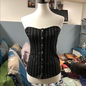 Black express tube top